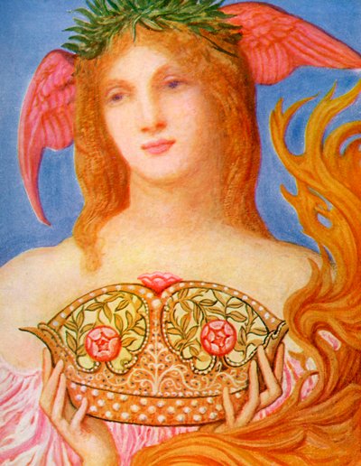 Die Krone des Friedens von William Blake Richmond von William Blake Richmond